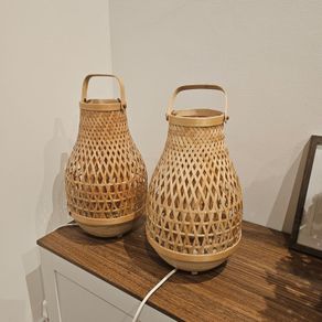 Pair of bedside lamps