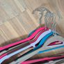 Clothes hangers, Velvet and plastic Image 5