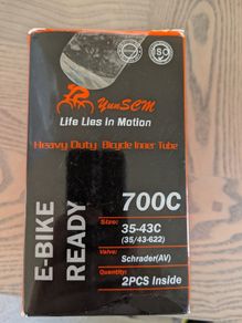 Bike tyre inner tube