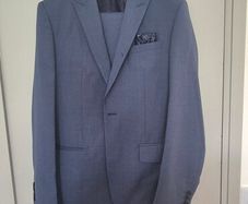 Reiss Mens Designer Suit - Blue