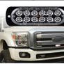 2 X Amber+white 12 Led Recovery Strobe Grill Breakdown Flashing Light Lamp Image 2