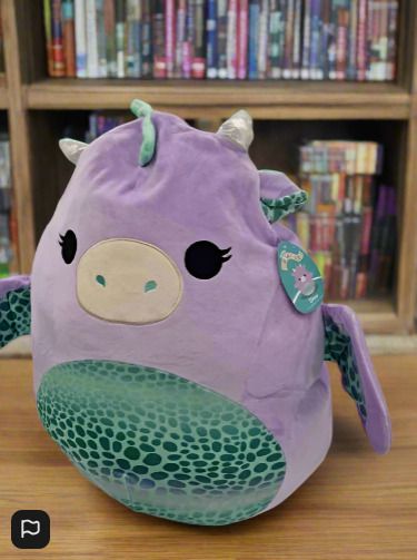Squishmallows Purple Drow Dragon 50cm