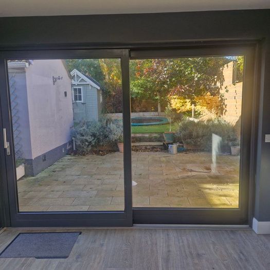 Aluclad sliding door