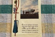 Vintage French communion prayer cards 1970s x 4