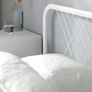 Double Bed Metal Frame with matching slate bed base (ikea) Image 2