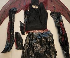 Womens Halloween Costume Set 4 pcs
