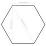 Hexagonal Pop-Up Marquee with 6 Sidewalls Cream White 3.6x3.1 m Image 2