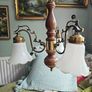 Three-Arm Chandelier, Made in Italy, Mid-20th Century Image 3