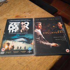 2 Dvds, Zero Dark Thirty, collateral.