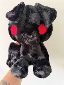 Custom made Mothman Plushie