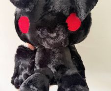 Custom made Mothman Plushie