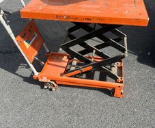 Tory Carrier 770lbs Double Scissors Lift Cart 35.8"X19.7"X2" Table Size 51.2" Max. Lift W/ Foot Brake