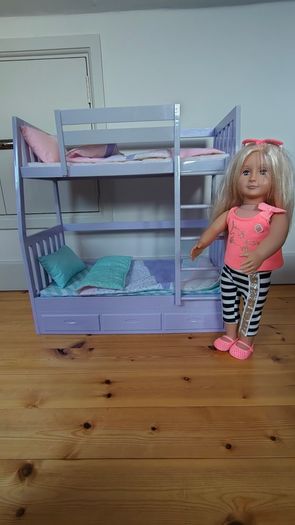 Our Generation Doll  Bunk beds - all bedding and parts included