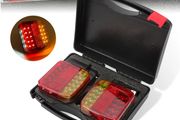 Wireless Magnetic LED Truck Tail Light Trailer Rear Light Signal Warning Brake Light for Caravans Campers Lorry Caravan RV