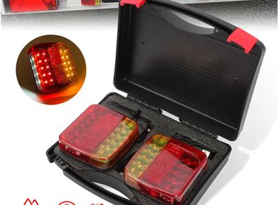 Wireless Magnetic LED Truck Tail Light Trailer Rear Light Signal Warning Brake Light for Caravans Campers Lorry Caravan RV