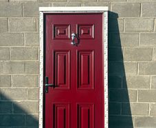 New PVC door