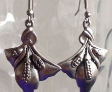 Vintage Art Noveau Style Earrings