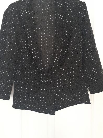 blazer black & white