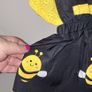 Baby Girls Yellow & Black Bumble Bee Dress & Hat Age 3-6 months / EU 62cm Image 3