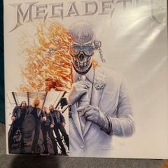 Megadeth Blue ghostly vinyl with signed post card