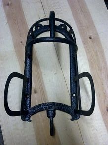 Old wall mounted stable harness holder