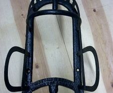Old wall mounted stable harness holder