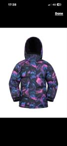 ski jacket & trousers size kids  9-11