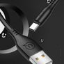 USB Type C Cable Fast Charging and data transmission  100cm 1m Black Image 5