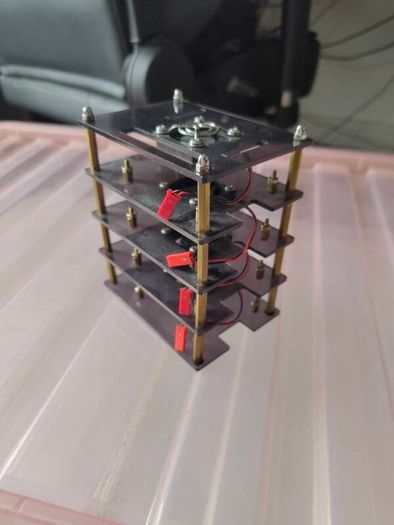 4x Raspberry Pi Stacked Case with Fans