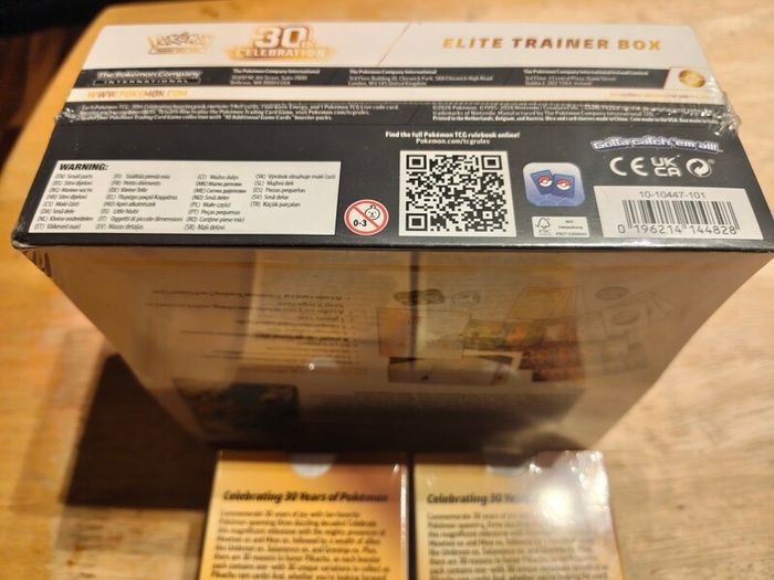 Pokemon Tcg 30th anniversary elite trainer box plus X2 booster bundles