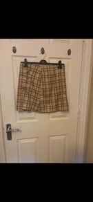 plaid skirt