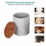Brand New HASAYAKI Storage Jars, Set of 2 650/1100ml Stackable Ceramic Canisters. Image 3