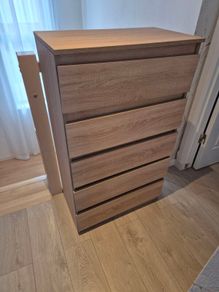2 Chest of Drawers, Oak Effect, 70cm, Quick Sale