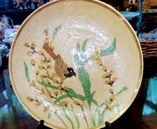 Bronze Plate Cloisonne Enamel Mid 20th Century