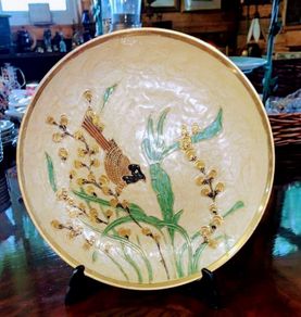 Bronze Plate Cloisonne Enamel Mid 20th Century