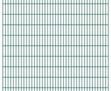 2D Garden Fence Panels 2.008x1.83 m 34 m (Total Length) Green