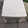 IKEA MAMMUT Childrens table in outdoor pink 77x55 cm Image 4