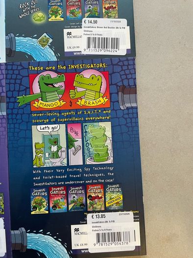 Investigators books kids 5-8 y brand new