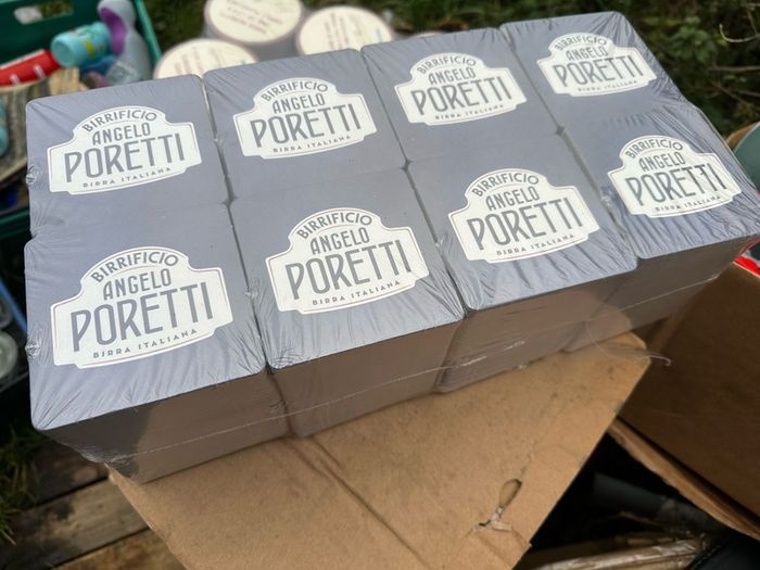 Poretti bale of beer mats