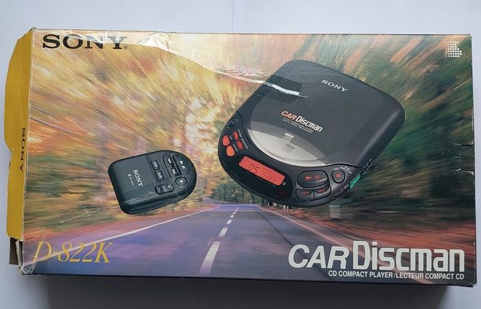 Sony Walkman (Car Discman) D-822K In Original  Box