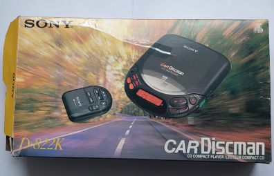 Sony Walkman (Car Discman) D-822K In Original  Box