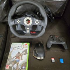 Gaming steering wheel, mouse, disk, etc.