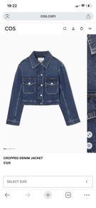 COS cropped denim jacket