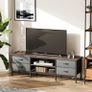 TV Stand with Storage, TV Console Table - 63 Inch, Grey Image 7