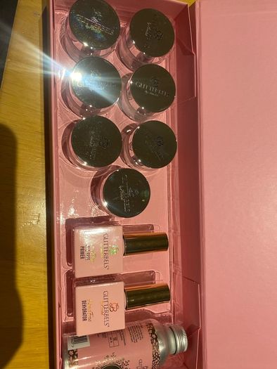 Glitterbels acrylic set
