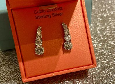 STERLING SILVER earrings brand new in box