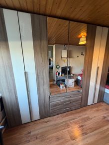 Wardrobe with Mirrored Doors. Good Storage Space