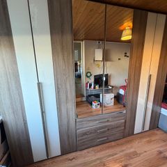 Wardrobe with Mirrored Doors. Good Storage Space