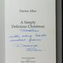 A Simply Delicious Christmas (signed by Darina Allen) Image 3