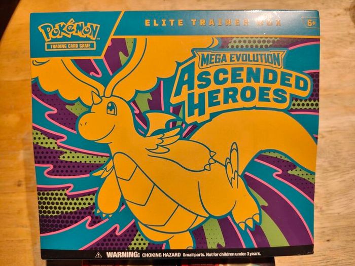 Pokemon Tcg Mega Evolution Ascended Heroes ETB and X2 booster bundle